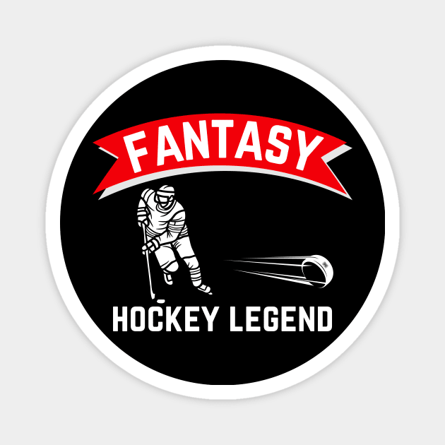 Fantasy Hockey Legend Magnet by NICHE&NICHE